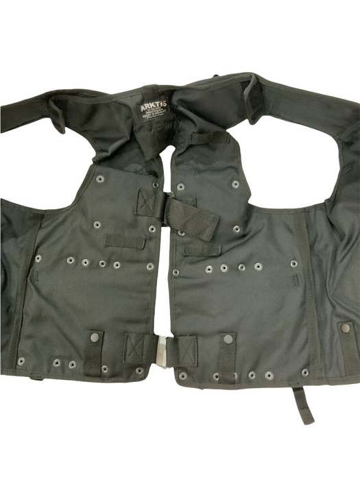 Arktis Black Tac Vest SAS Combat Security Paint-balling 44”-50” Chest OBTV29