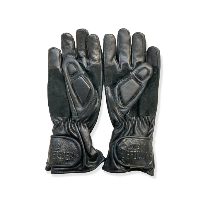New MLA LTD Defender D20 Black Leather Gauntlet Public Order Glove GLV25N