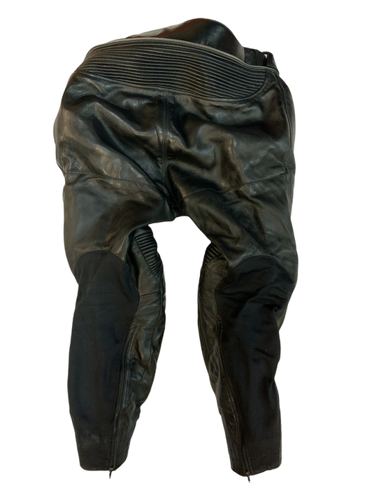 BKS Leather Motorbike Trouser Black From Two Piece Waist 36” BKSTRS10B Grade B