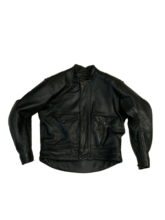 BKS Leather Motorbike Jacket Black From Two Piece Chest 44” BKSJKT10A GRADE A