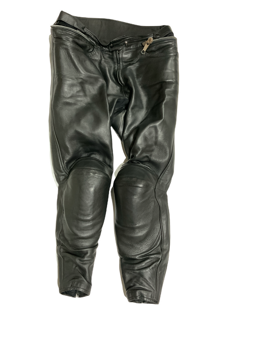 BKS Leather Trouser Black From Two Piece Waist 38" BKSTRS03B Grade B