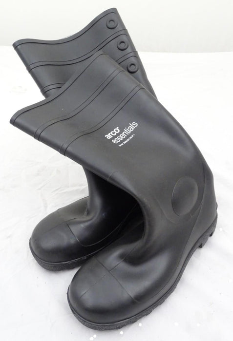 Black Arco Essentials Steel Toe Cap Wellington Boots