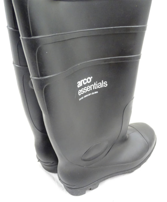 Black Arco Essentials Steel Toe Cap Wellington Boots