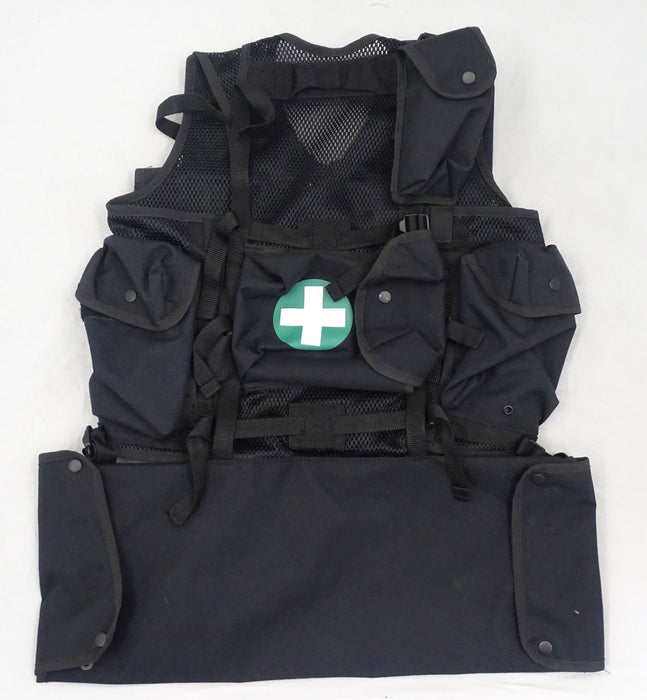 Arktis Black Tactical Medic Vest Tac Vest K175 P423T Security Dog Handler BV06