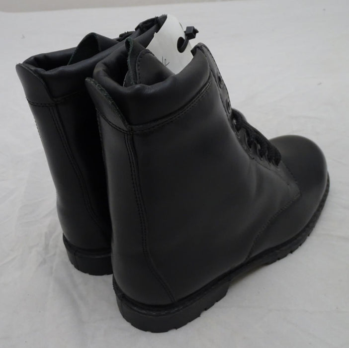 Black Leather All Terrain Boots (ATB) with Steel Toe Cap and Steel Midsole AN