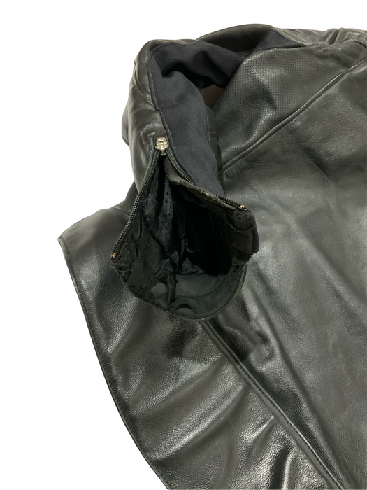 BKS Leather Motorbike Jacket Black From Two Piece Chest 50" BKSJKT01 GRADE B