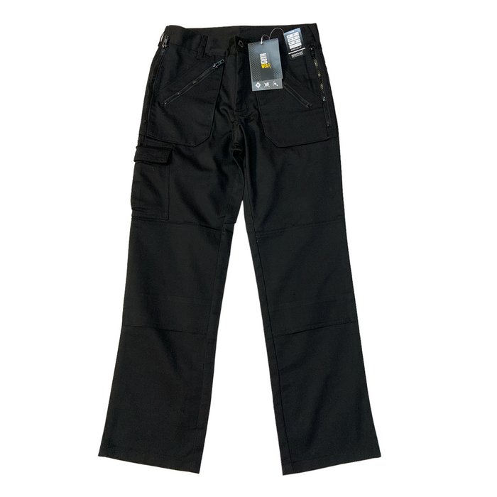 Regatta Cullman Multi Zip Trouser Black Male Walking Hiking New REGTRS03N