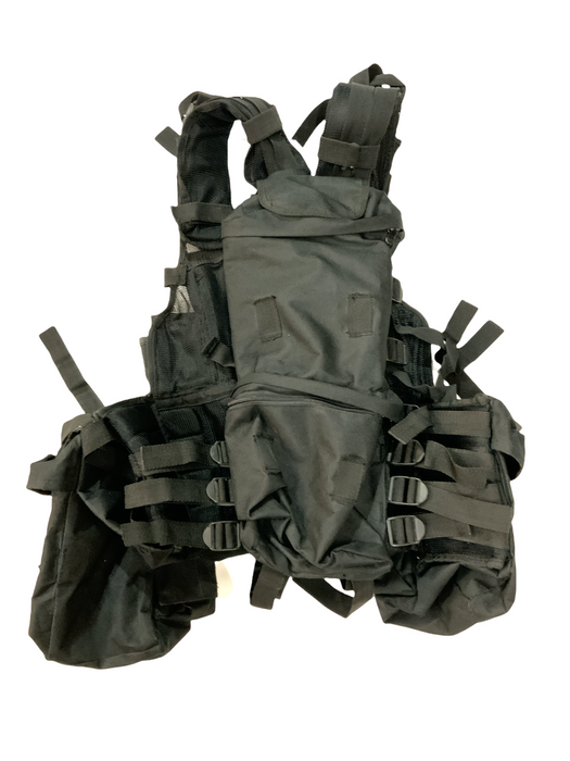 Black Tactical Load System Tac Vest Security Dog Handler OBTV27 Grade B