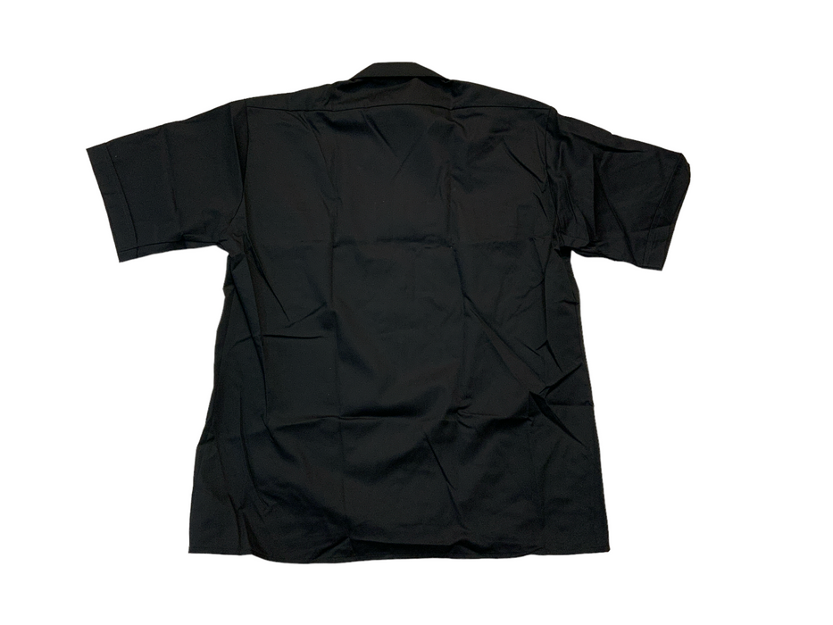 New Black Short Sleeve Genuine Fire Service Shirt Firefighter MSBLK03N