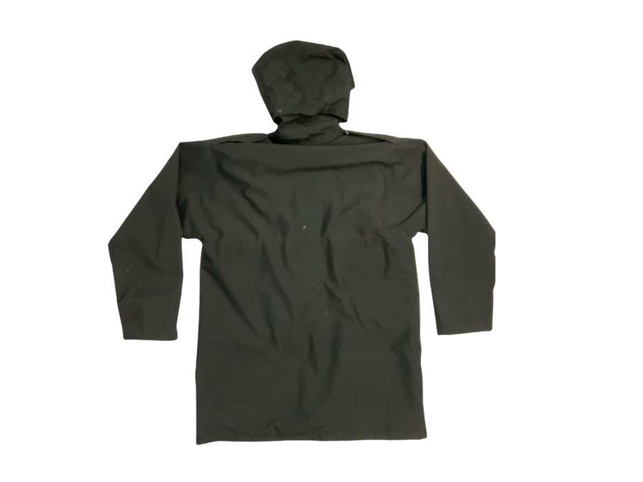 Black Waterproof 3/4 Length Rain Coat Security Dog Handler Large OJ83