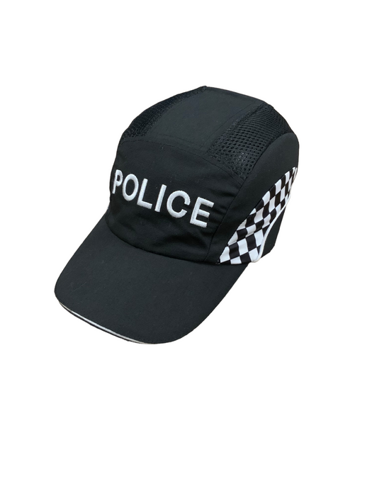 Genuine Black Police Baseball Cap Bump Cap Style 3
