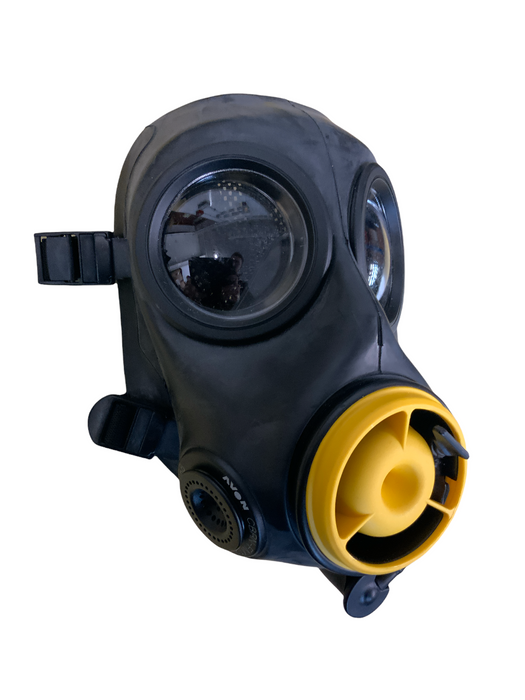 Avon FM12 Respirator Gas Mask Yellow PSM Bronze Commander CBRN SAS British Army