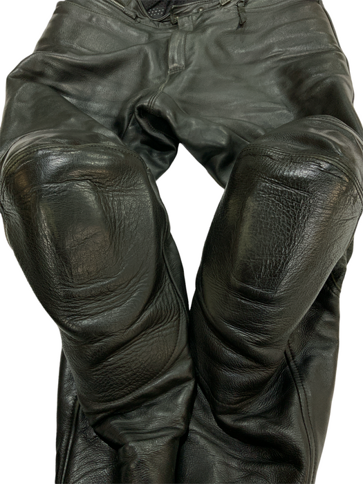 BKS Leather Motorbike Trouser Black From Two Piece Waist 38” BKSTRS13B Grade B