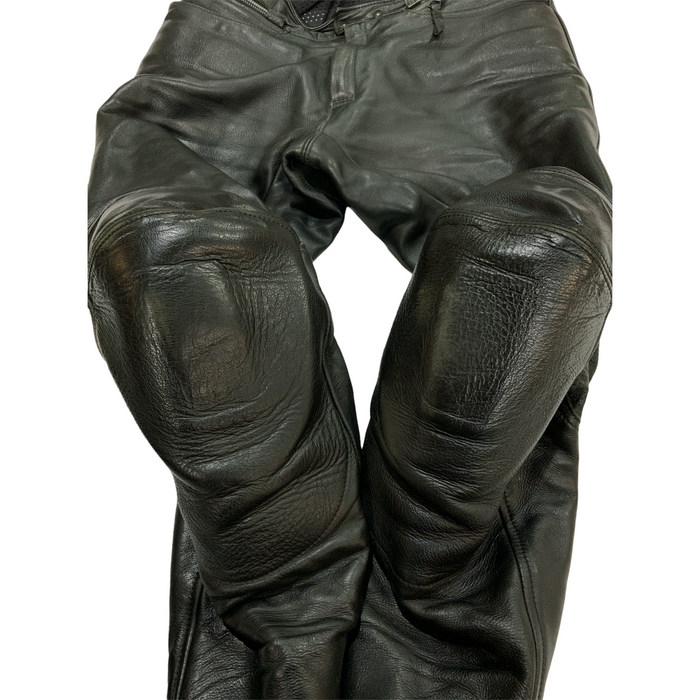 BKS Leather Motorbike Trouser Black From Two Piece Waist 38” BKSTRS13B Grade B