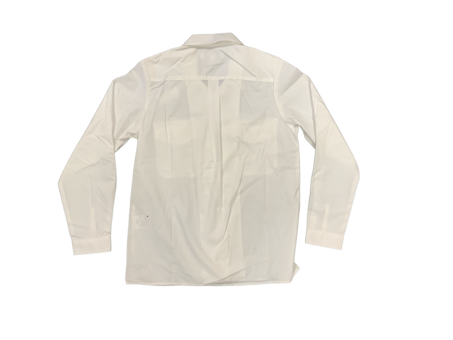 Opgear Womens White Long Sleeve Shirt Blouse with Epaulettes FSW10B