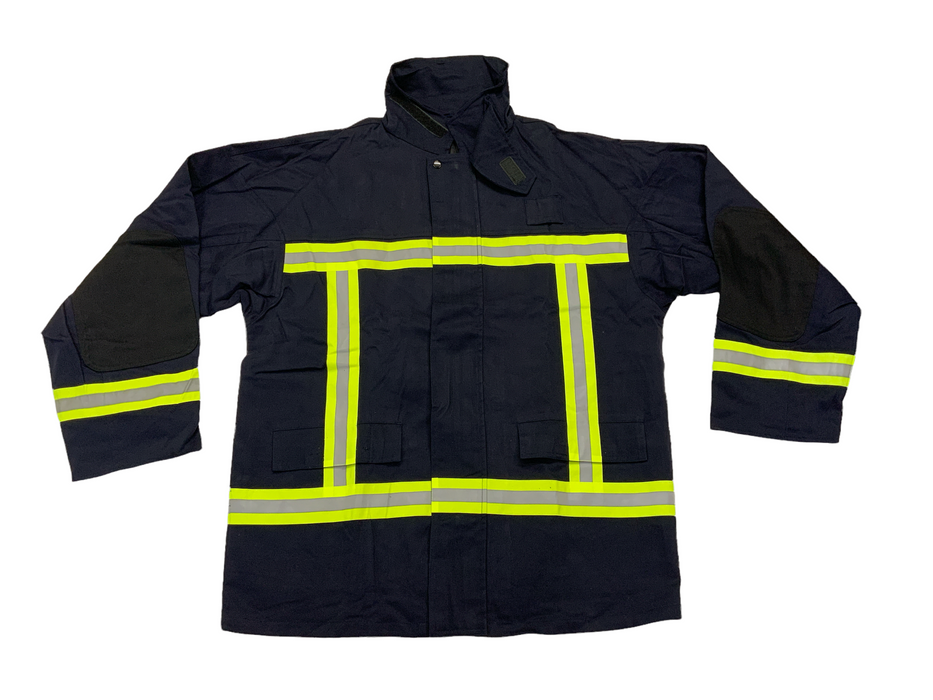 New Fire Suit Tunic Jacket Fireman Hi Vis Reflective FIREJKT01N