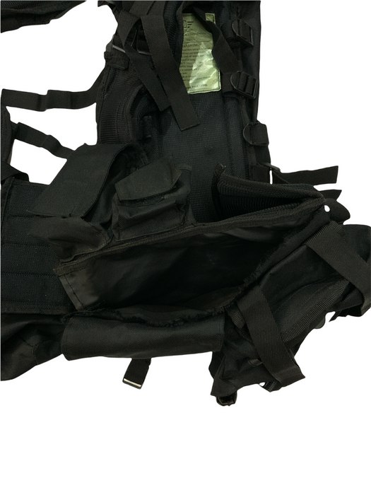 Black Tactical Load System Tac Vest Security Dog Handler OBTV27 Grade B