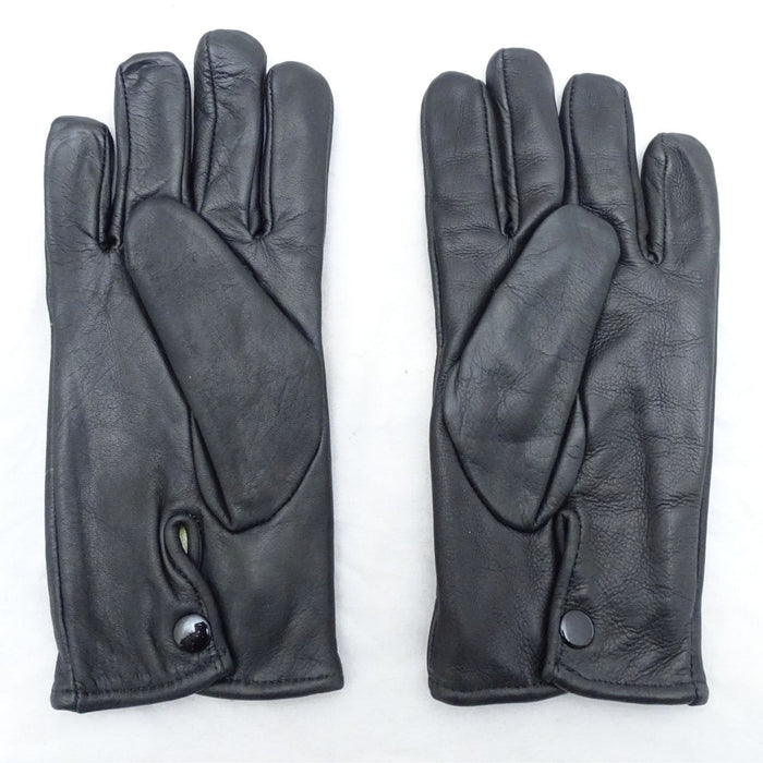 Black Leather Gloves Cut Resistant Bennett Safetywear Sentinel-C  GLV05A