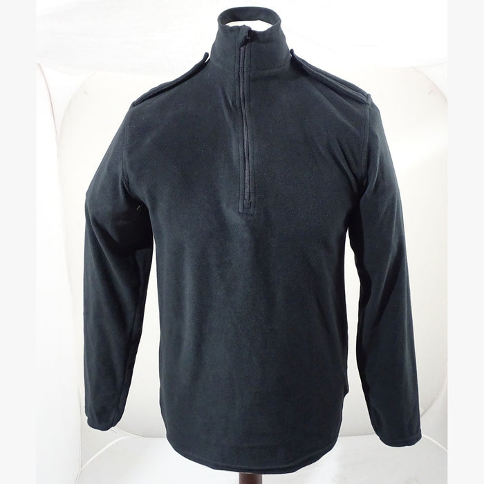 Lightweight Fleece Base Layer 1/4 Zip Black BLAFLC01B