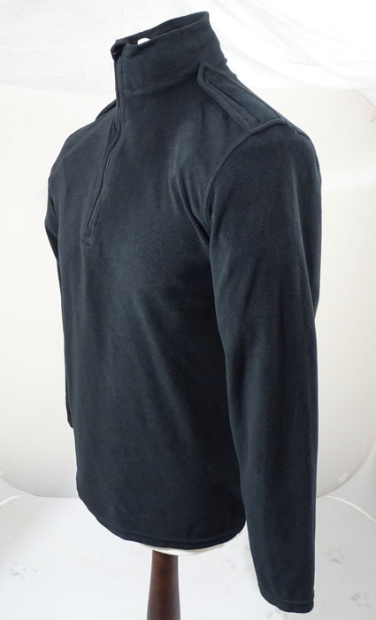 Churchill Black Lightweight Fleece 100% Polyester 1/2 Zip Security BLAFLC01A