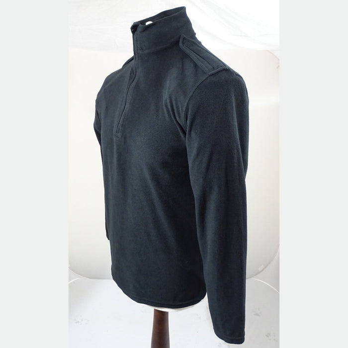 Lightweight Fleece Base Layer 1/4 Zip Black BLAFLC01B