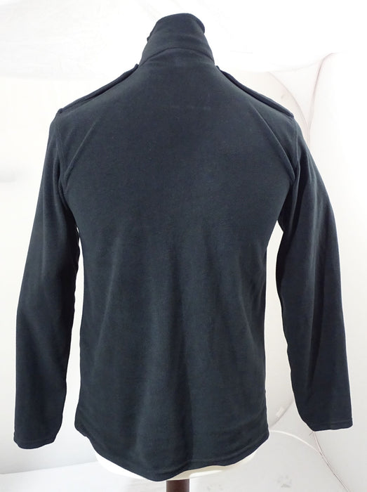Churchill Black Lightweight Fleece 100% Polyester 1/2 Zip Security BLAFLC01B