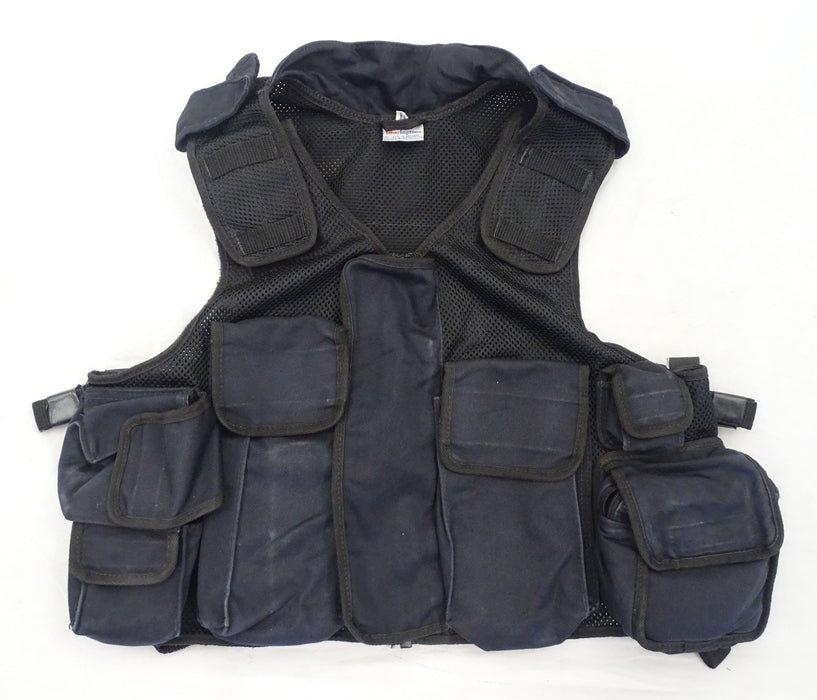 Black Tactical Load System Tac Vest Security Dog Handler Marshal BV01