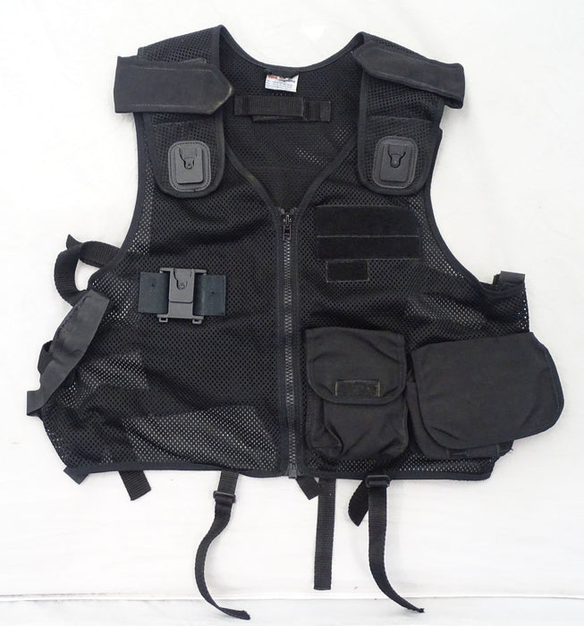 Black Tactical Load System Tac Vest Security Dog Handler Marshal BV04