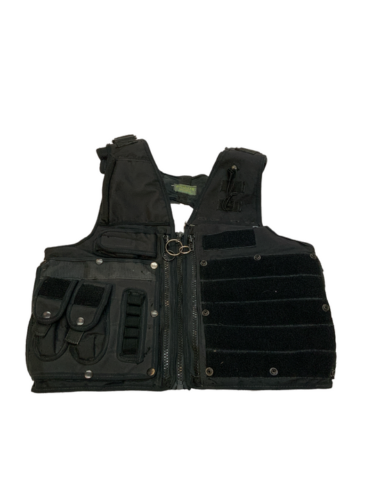 Arktis Black Tac Vest SAS Combat Security Paint-balling 40”-46” Chest OBTV38
