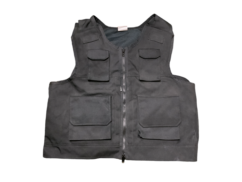 Black Overt Body Armour Cover Stab Vest !COVER ONLY! L/T OC93