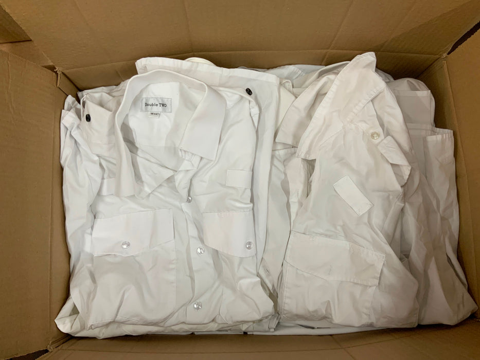 Job Lot Wholesale 50 Used White Uniform Shirts SHIRTJOBLOT4