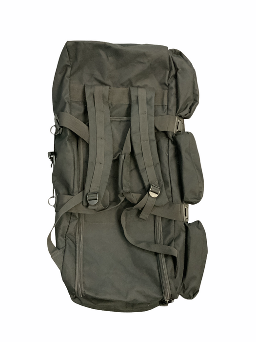 Black Tactical Durable Nylon Short Handled Kit Bag Large Rucksack