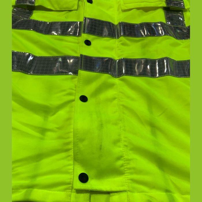 HiViz Vis Lightweight Reflective Traffic Overcoat Walking Recovery LW11B