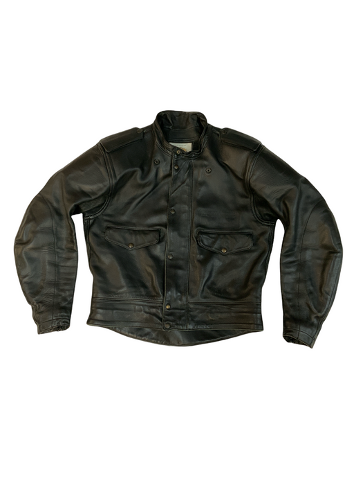 BKS Leather Motorbike Jacket Black From Two Piece BKSJKT05B GRADE B