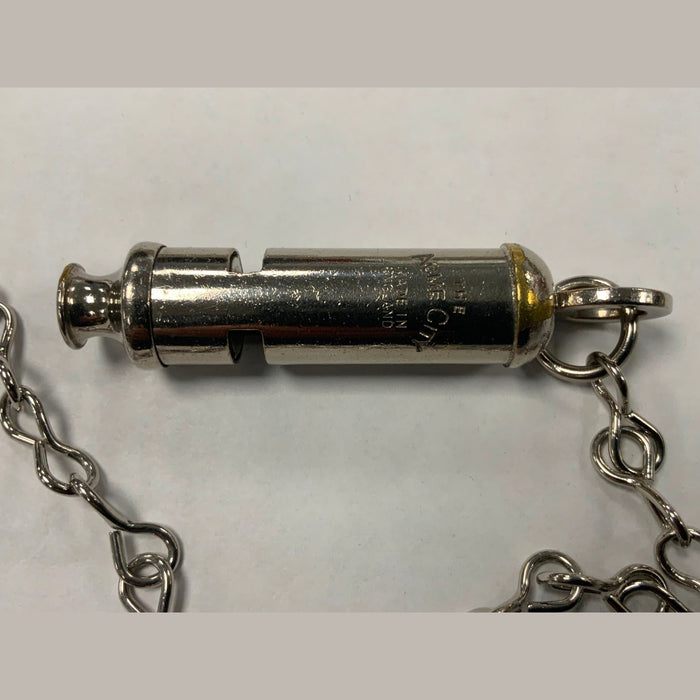 The Acme City Police Whistle & Chain British Dress Accessory