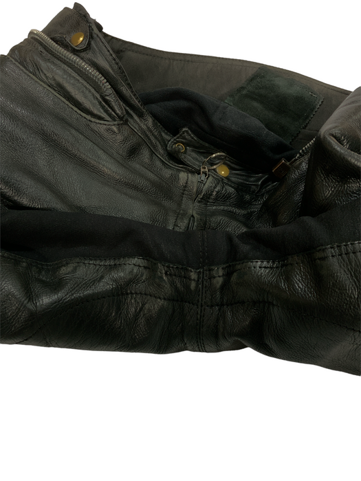 BKS Leather Motorbike Trouser Black From Two Piece Waist 38” BKSTRS12 Grade B