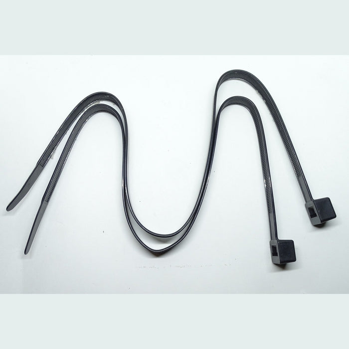 Black Heavy Duty Cable Tie Restraints Plasticuffs