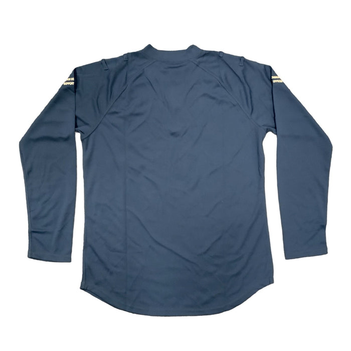 New Male Blue PCSO Police Branded Breathable Long Sleeve Wicking Shirt Top