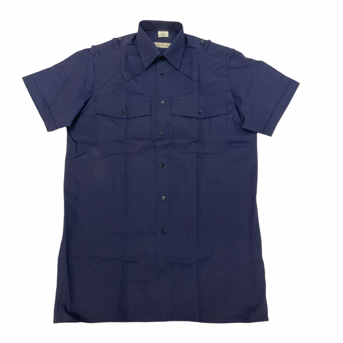 Female Short Sleeve Navy Blue Shirt Harrison Field Uniform FSB05