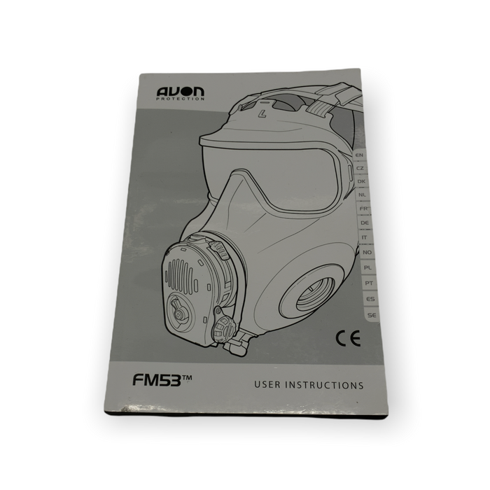Avon FM53 Gas Mask Respirator User Instructions Manual