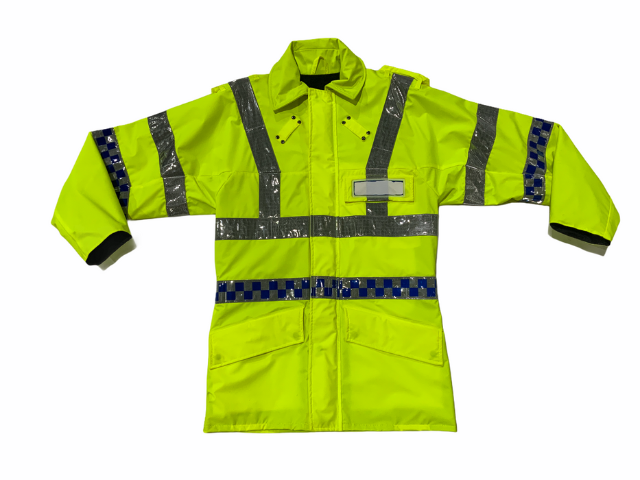 Hi Viz Breathable Waterproof Ventflex Coat Security HVVF02A