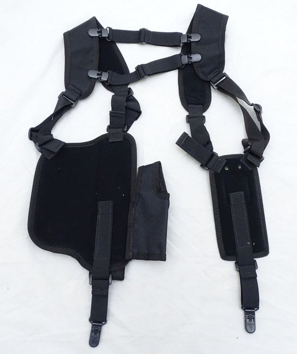 Protec Black Covert Harness Covert Vest & CS Baton Cuffs Pouch CH02A