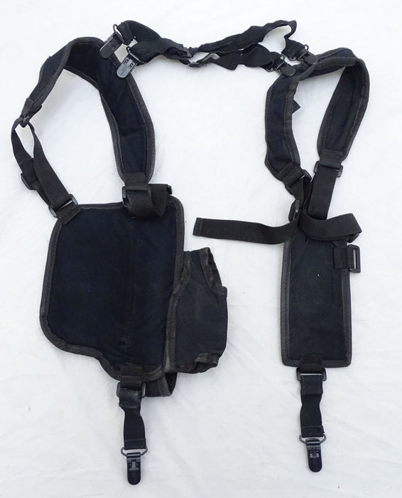 Protec Black Covert Harness Covert Vest & CS Baton Cuffs Pouch CH02B