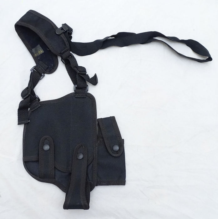 Protec Black Covert Harness Covert Vest & CS Baton Cuffs Pouch CH04A