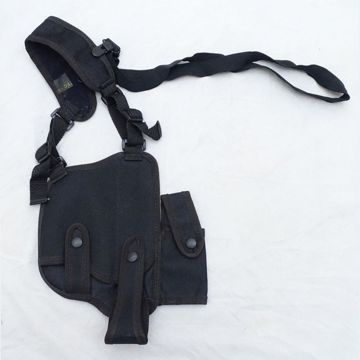 Protec Covert Harness Vest with pouches for CS Baton Cuffs Black CH04A