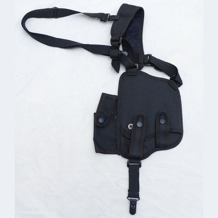 Protec Covert Harness Vest with pouches for CS Baton Cuffs Black CH04A