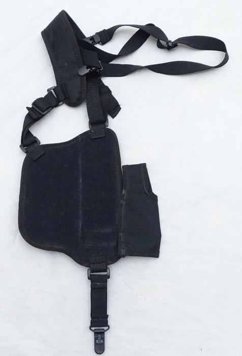 Protec Black Covert Harness Covert Vest & CS Baton Cuffs Pouch CH04A