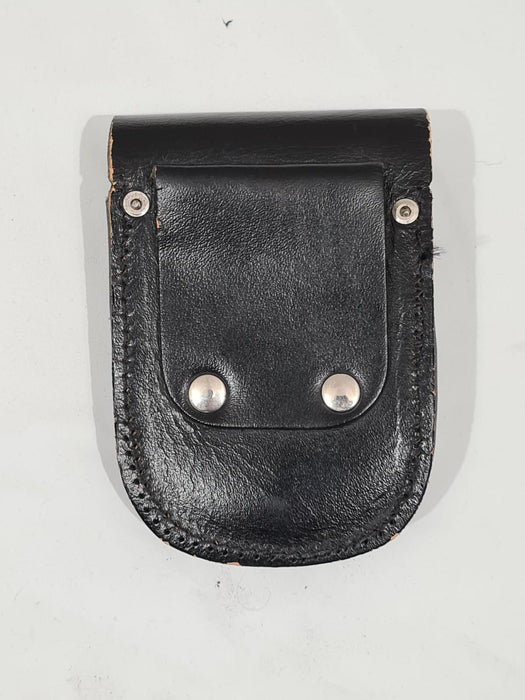 Chain Link Handcuff Holder Pouch Closed Top Leather 2" Belt Loop YR-BLTHCF07A