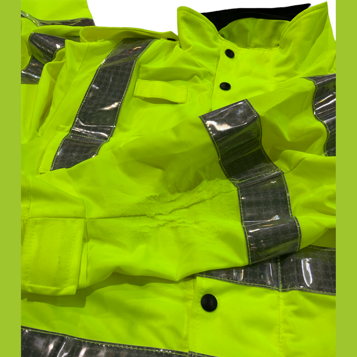 HiViz Vis Lightweight Reflective Traffic Overcoat Walking Recovery LW11B