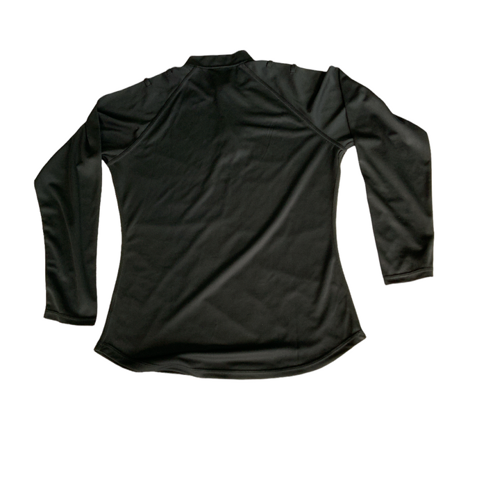 Shirt Wicking Black Long Sleeve Epaulettes Loops Female WKS25AF